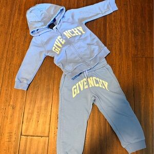 Givenchy Kids Light Blue Jogger Set